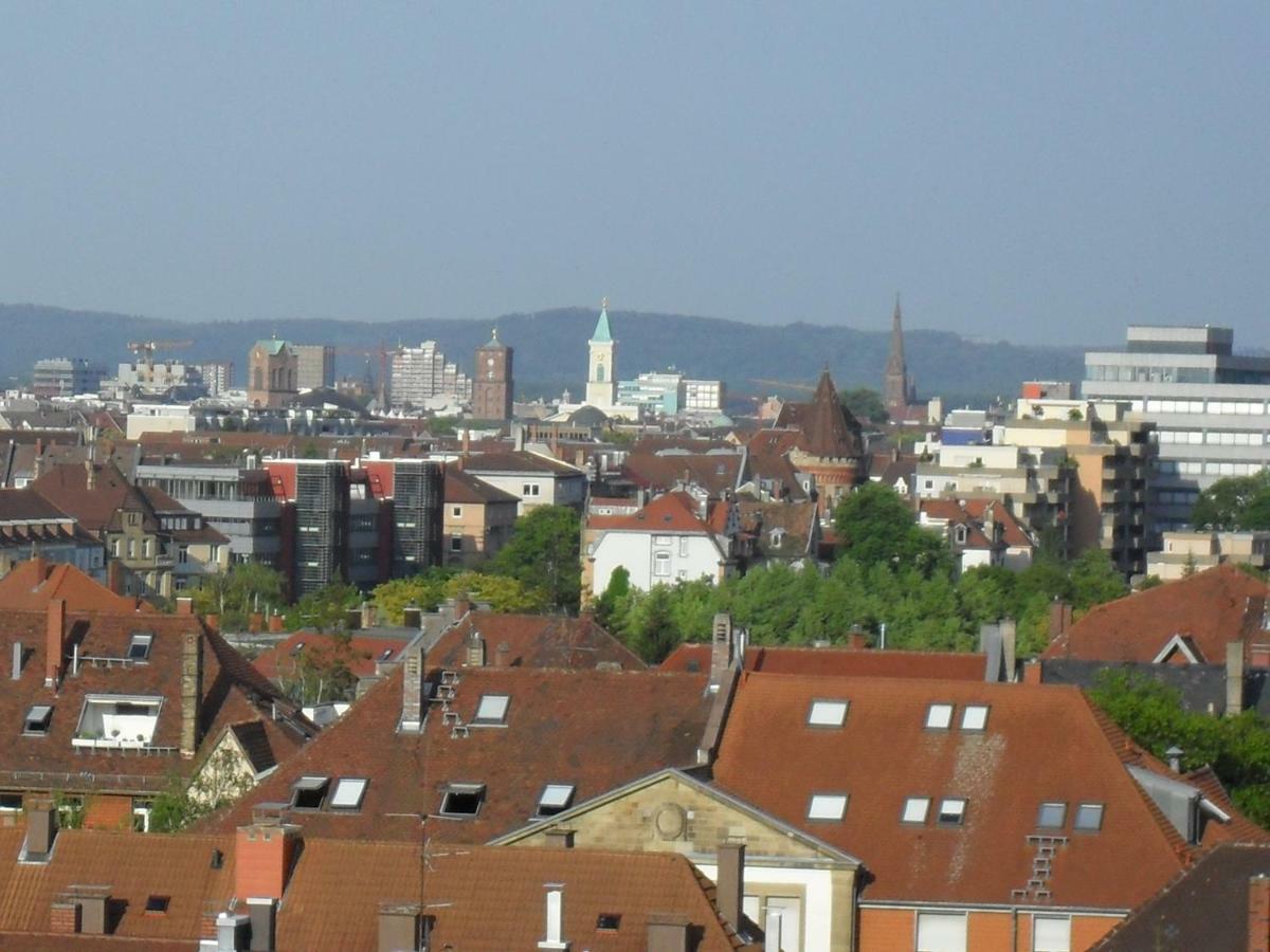 Blick Ueber Karlsruhe - Ferienwohnung Panorama Exteriér fotografie